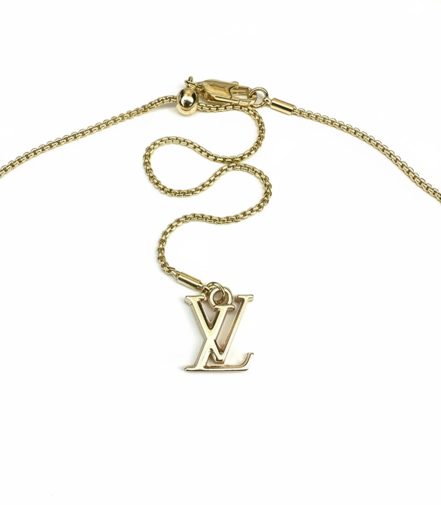 Double LV Charm Necklace