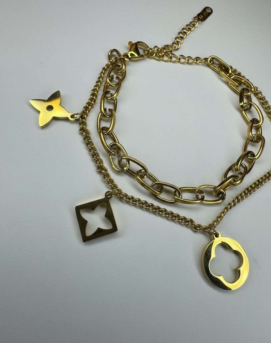 LV Charm Bracelet