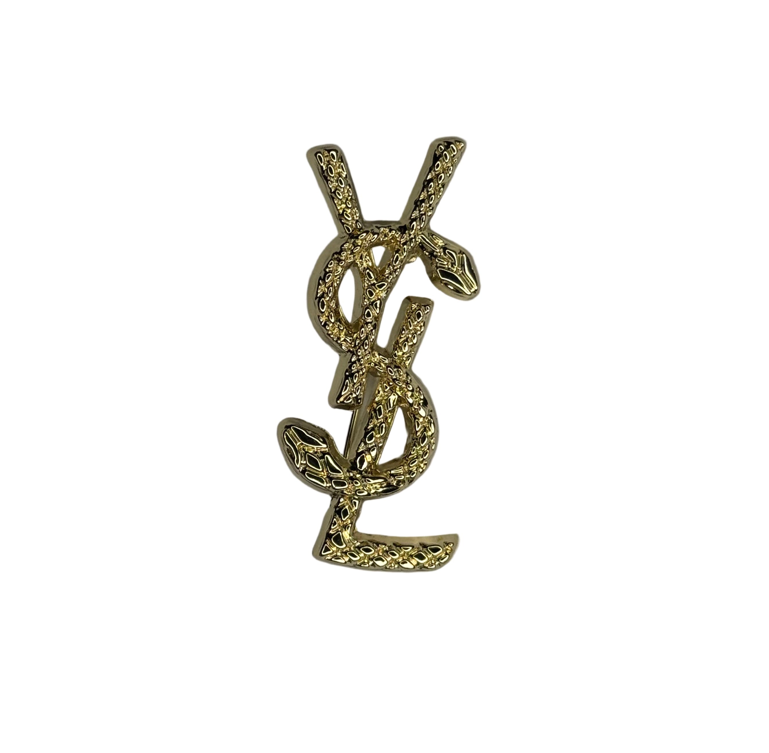 Double Headed YSL Brooch