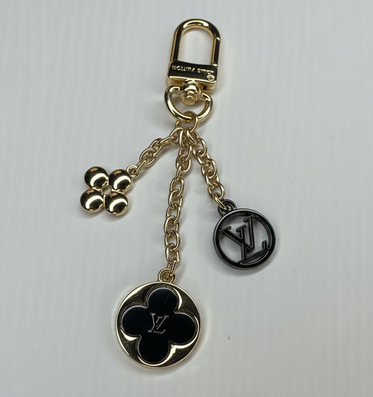 Two Tone LV Bag Charm