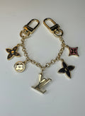 LV Double Sided Bag Charm
