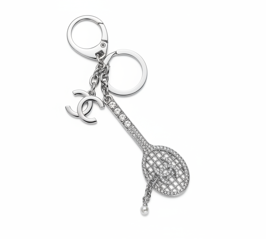 CC Tennis Racket Bag Charm