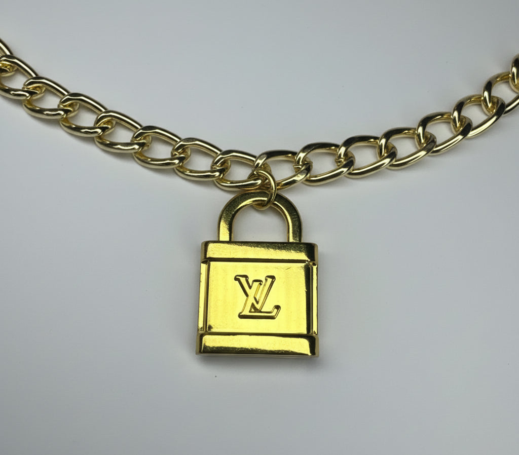 LV Lock Necklace