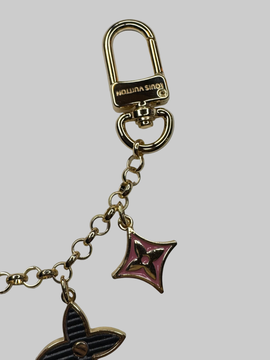 LV Double Sided Bag Charm