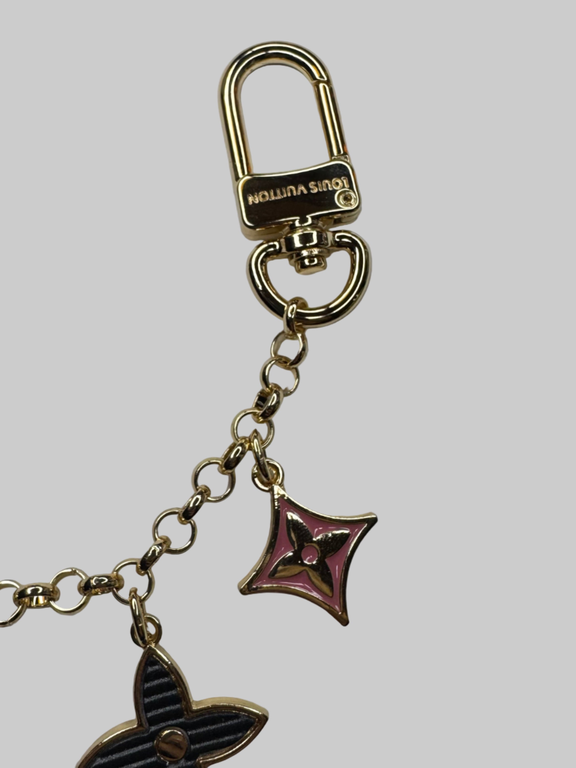 LV Double Sided Bag Charm