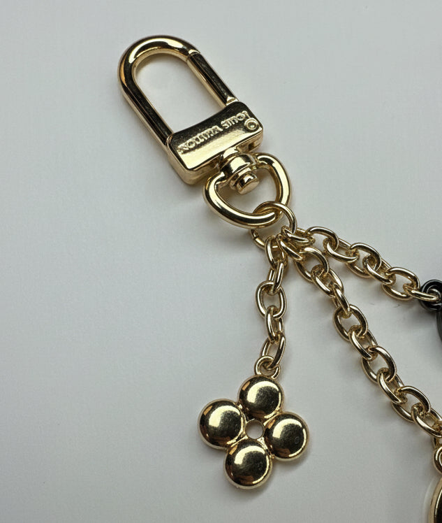 Two Tone LV Bag Charm
