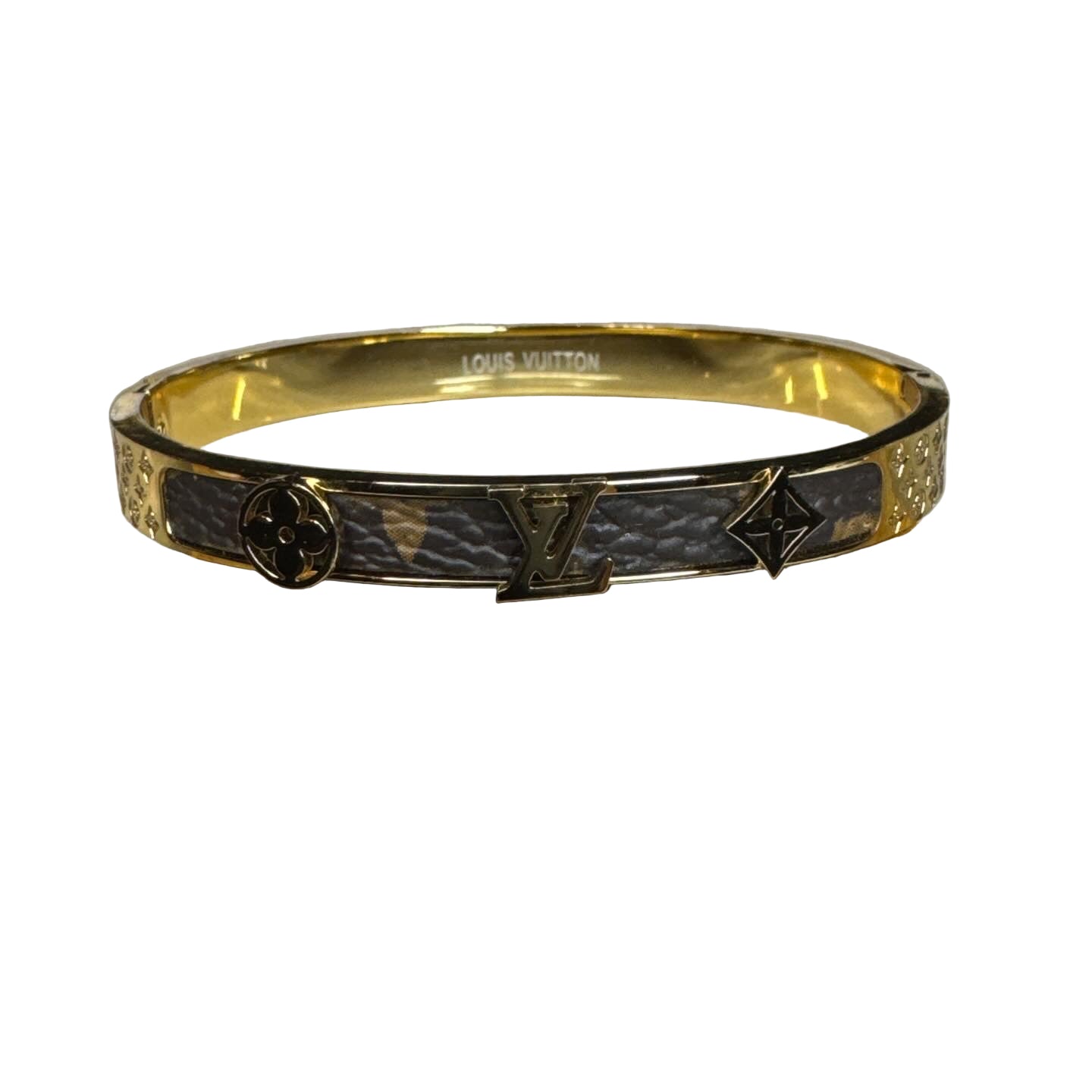 LV Leather Bangle