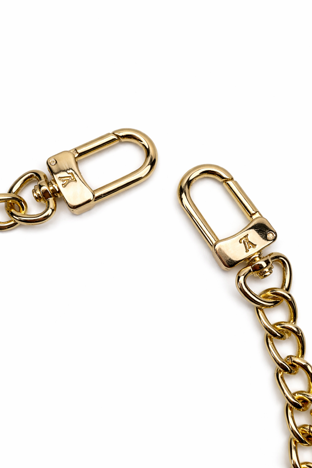 LV Double Clip Bag Charm